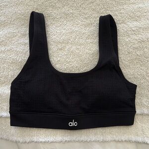 Alo cable knit seamlesss bra